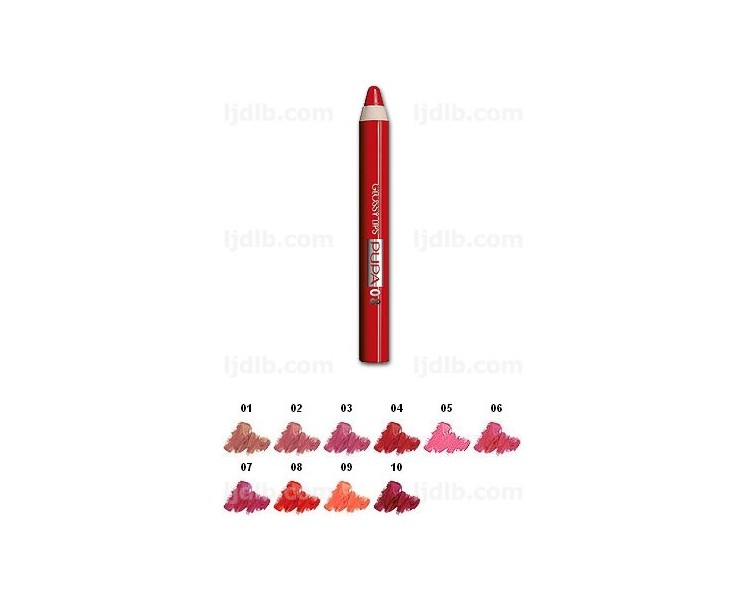 GLOSSY LIPS Collection Rouge Orange n°08 PUPA - 1 Gros Crayon