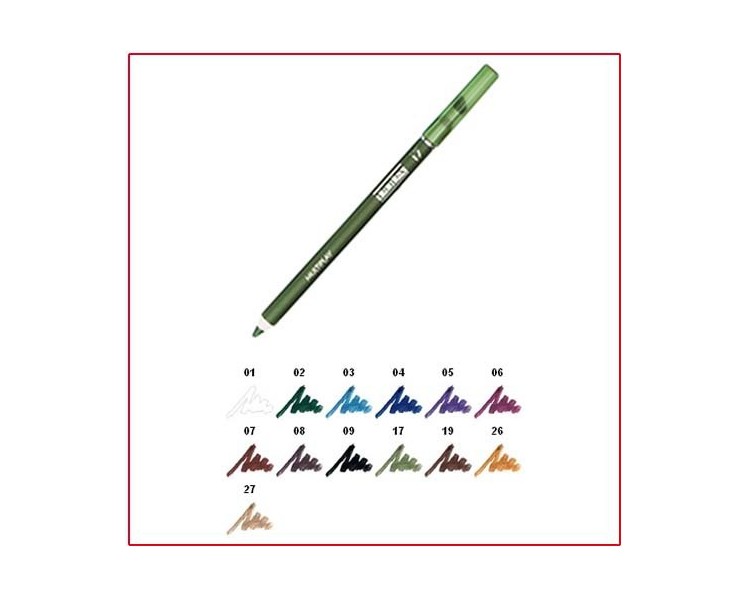 MULTIPLAY - Eye Pencil with Shading Sponge Elm Green 17 Pupa