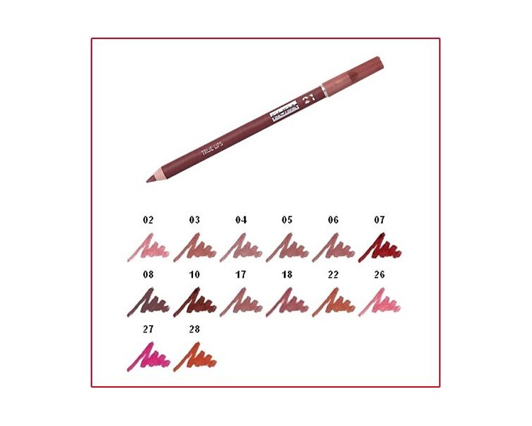 TRUE LIPS - Lip Liner Smudged Pencil Mahogany 21 Pupa