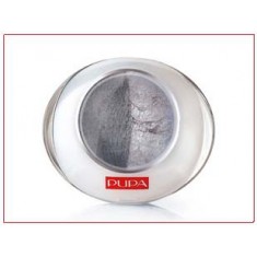 LUMINYS DUO BAKED EYESHADOW - Compact Eye Shadow Duo Grey/Silver 06 Pupa